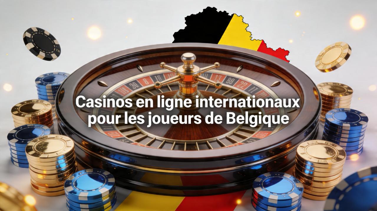 Casinos en ligne internationaux pour les joueurs de Belgique