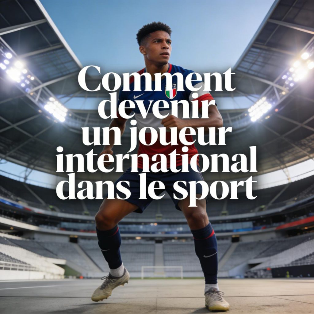 Comment devenir un joueur international dans le sport